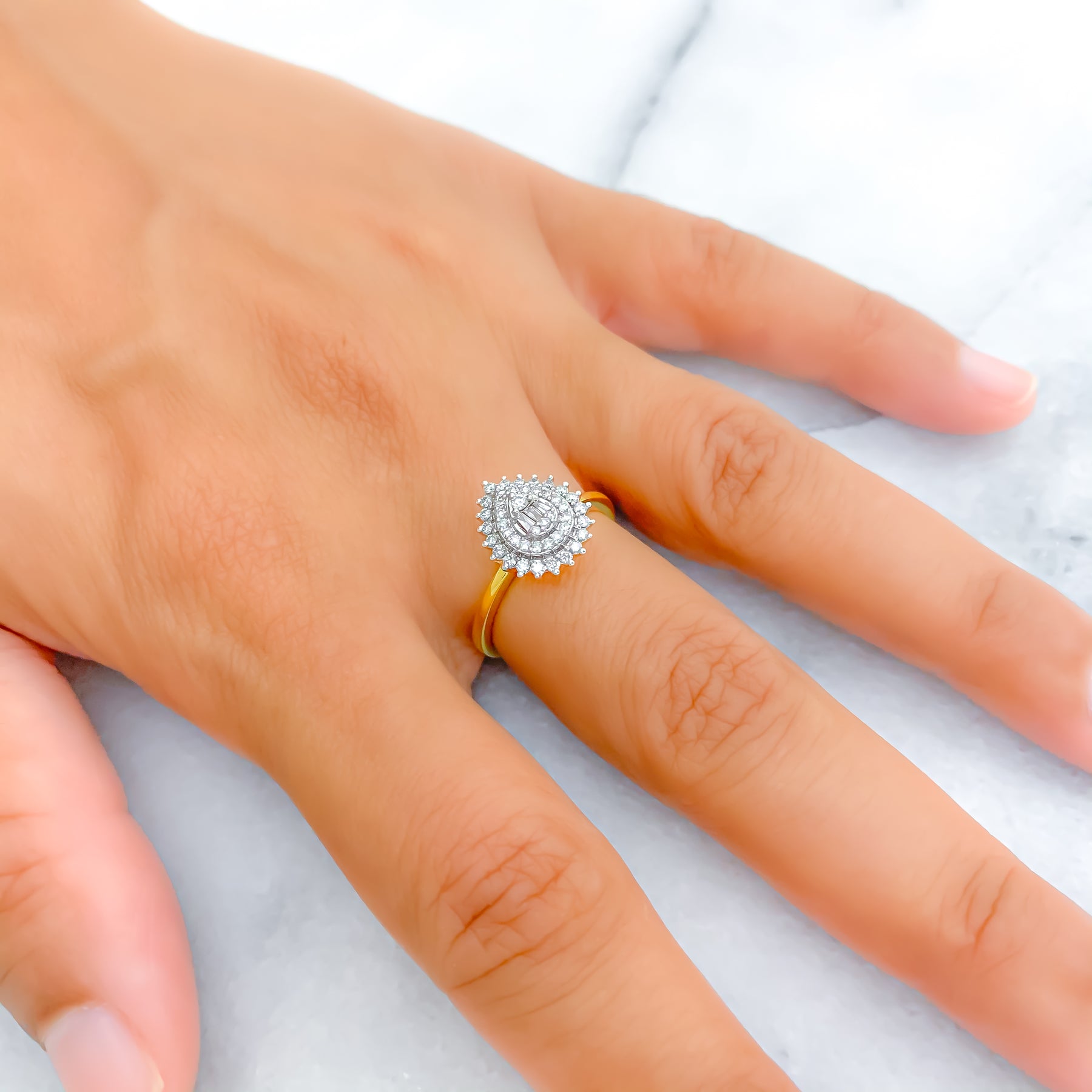 Petite Shine Diamond Ring | Timeless Diamond Rings For Her | CaratLane